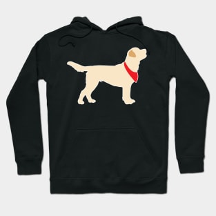 Yellow Labrador Dog Breed Lab Lover Pattern Hoodie